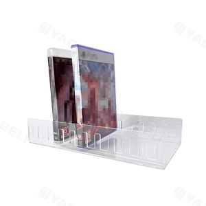 Support de rangement moderne en acrylique translucide sur mesure pour cartes de jeux vidéo PS5, PS4, PS3 – Montage facile – Offre spéciale - Product Image 1