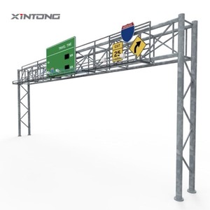 Poteaux de signalisation routière en acier pour l'extérieur, montés sur caméra, pour les routes urbaines, les portiques de signalisation, les autoroutes, les panneaux de signalisation réfléchissants - Product Image 2