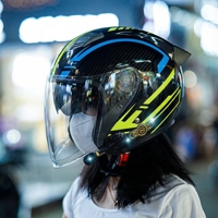 Nuevo Diseño de Casco de Motocicleta con Bluetooth Integrado, Cascos Inteligentes con Función para Hombre, ABS 3000MA