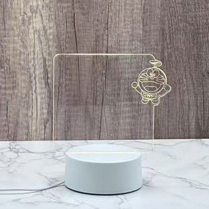 3D trẻ em sáng tạo USB-Powered <span class=keywords><strong>Led</strong></span> Bàn đèn DIY chữ viết tay vẽ Acrylic bảng tin ánh sáng ban đêm cho trẻ em - Product Image 4