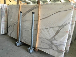 Polished Calacatta White Marble for House Renovation Natural Luxury Marble Stone - Product Image 3
