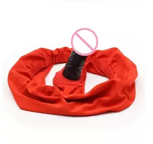 Flesh Black Strapon Dildo sin vibrador Ropa interior elástica Bragas con consolador <span class=keywords><strong>anal</strong></span> Pene <span class=keywords><strong>Plug</strong></span> Coño Masaje Cinturón de castidad - Product Image 1