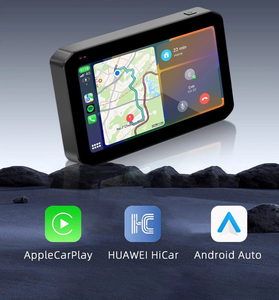 Không dây 6.25 \ "Carplay Xe máy GPS Navigator với không thấm nước HD máy ảnh TMPS BSD karadar T8 2 dvrs - Product Image 4