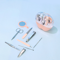 Kit de manucure pour pédicure, 9 pièces, boîte à outils, win privée, fournisseur d'usine apple, coupe-ongles, ensemble de manucure