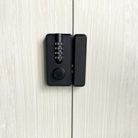Cerradura de Código de 4 Dígitos de Metal ABS Impermeable para Fábrica Oficina Cerradura de Puerta Corredera Sin Llave Segura BBDHOME U6