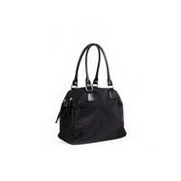 Fournisseur de sacs à main en nylon violet OEM ODM à étiquette privée, imperméables, pliables, pour les voyages quotidiens, sacs à main pour femmes, vente en gros