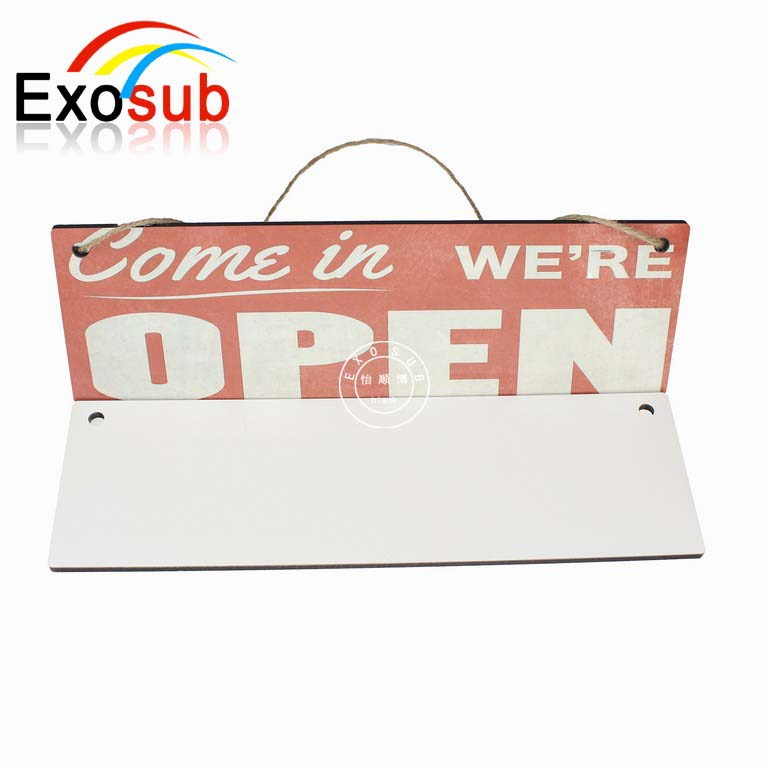 Прямоугольные Белые Глянцевые двери магазина открытые вывески
