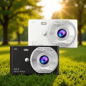 กล้องดิจิตอลขนาดกะทัดรัด 64MP 4K CMOS กล้องเซลฟี่สำหรับนักเรียน ถ่ายภาพท่องเที่ยว - Product Image 1