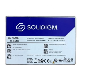 D5-P5316 15.36TB U.2 NVMe SSD SSDPF2NV153TZ PCIe 4.0 SSD d'entreprise pour centre de données - Product Image 1