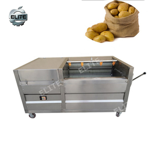 <span class=keywords><strong>Precio</strong></span> de fábrica de acero inoxidable mandioca/patata dulce/zanahoria/jengibre/cúrcuma/máquina peladora de lavado de patatas máquina de cáscara de verduras - Product Image 1