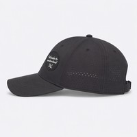 Casquette de baseball Techwear 6 panneaux imperméable à fermeture réglable avec badge en vinyle imprimé par transfert thermique et logo personnalisé T&L – Vente en gros