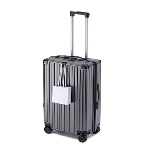 Modern Fashion Luggage Set 20/24/28 Inch <strong>Light</strong> <strong>Weight</strong> 4-Wheel Cloth Handle ABS <strong>Suitcase</strong> Combination Lock Zipper Closure Unisex - Product Image 3