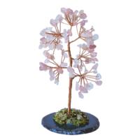 Arbre à monnaie en cristal fait main, bonsaï en pierres précieuses naturelles pour la décoration de la maison ou du bureau, cadeau spirituel pour le bien-être