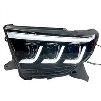 Ensemble de phares LED modifiés pour Toyota Highlander 2012-2014, projecteur DRL, clignotant séquentiel, animation bleue, plug-and-play