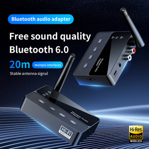 <span class=keywords><strong>Transmisor</strong></span> <span class=keywords><strong>y</strong></span> receptor <span class=keywords><strong>Bluetooth</strong></span> 6,0, <span class=keywords><strong>adaptador</strong></span> de <span class=keywords><strong>Audio</strong></span> inalámbrico de baja latencia, 3,5mm, AUX, RCA, sonido HIFI sin pérdidas <span class=keywords><strong>para</strong></span> PC, TV <span class=keywords><strong>y</strong></span> altavoz - Product Image 1