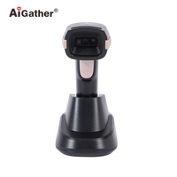 Lecteur de codes-barres sans fil 2D en gros, scanner portable, lecteur de codes QR avec station de charge A-9569N