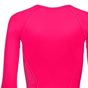 Logo Fitness <b>Running</b> Gym Workout Breathable Ladies Compression Shirt Women High Quality Breathable Compression Shirt - Product Image 5