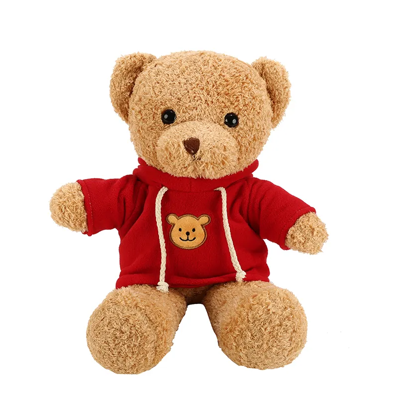 Custom plush military kids bear toy mini cute children bears with clothes peluche toys stuffed animals