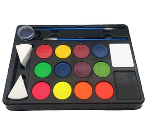<span class=keywords><strong>FDA</strong></span> وافق غير سامة 14 الألوان لوحة رسم على الوجه مجموعات للأطفال - Product Image 1