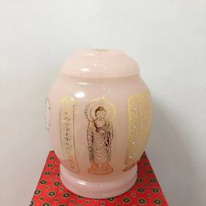 Buda Gravürlü Toptan Yapay Mermer Kremasyon Urnleri - Product Image 1