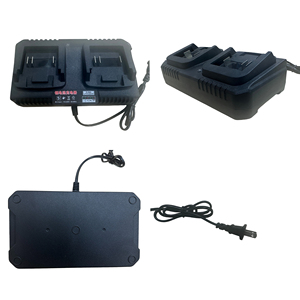 Cargador de Batería de Iones de Litio de Doble Puerto OEM ODM, 5.0Ah, Entrada de CA 110-240V, Herramienta Eléctrica de Escritorio con Múltiples Enchufes - Product Image 5