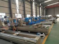 GLASINO Scie à double tête de précision CNC pour profilés en aluminium
