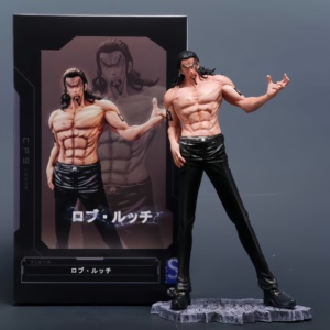 Figura de Anime de <span class=keywords><strong>Rob</strong></span> <span class=keywords><strong>Lucci</strong></span>, Estatua de PVC a Escala 1/6, Modelo Coleccionable con Base de Roca para Fanáticos del Anime y Decoración del Hogar - Product Image 5