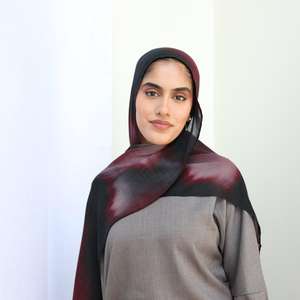 Hiyab Modal Estampado para Mujer, Diseño Personalizado con Logotipo, Transpirable, para las 4 Estaciones, Modesto y Atemporal, Venta al Por Mayor, el Más Vendido del 2026 - Product Image 1