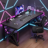 Table de jeu portable ergonomique pour ordinateur, avec structure métallique robuste et design moderne