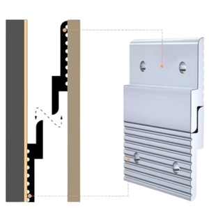 Support mural en Z pour cadres, kit de suspension pour tableaux, miroirs et œuvres d'art - Product Image 2