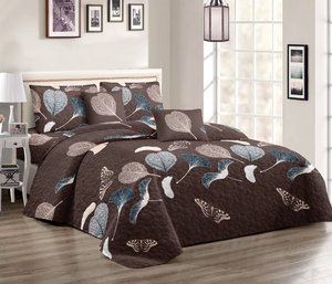 Gran oferta de fábrica, juego de colcha ligera, estilo caliente 2, 3 uds., juego de sábanas de tamaño King con funda de almohada a juego - Product Image 6