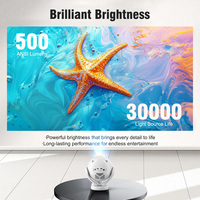 Proyektor Pintar Portabel Magcubic HY320F HD Home Theater Mendukung 8K Mini Proyektor 500 Lumens 1GB+8GB Proyeksi Jarak Jauh