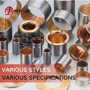 Биметаллическая стальная втулка с медным сплавом и отверстиями для подачи масла, износостойкая самосмазывающаяся втулка для палец-шпинделя рессоры грузовиков - Product Image 3