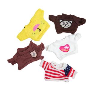 A buon mercato Mini all'ingrosso personalizzato giocattolo di peluche accessori per bambole <span class=keywords><strong>orsacchiotto</strong></span> <span class=keywords><strong>da</strong></span> te Dress Up felpe con cappuccio t-shirt vestiti di peluche - Product Image 6