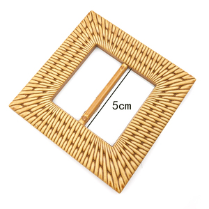 Hebilla de Plástico Imitación Ratán de Forma Ovalada de 50 mm de Oceania para Trajes de Baño de Mujer - Product Image 1