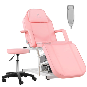 Sillón de Masaje Eléctrico Ajustable, Muebles de Estética, Camilla de Masaje de Lujo para Spa, Cama para Pestañas, Camilla Facial Curva de Luxmars - Product Image 4