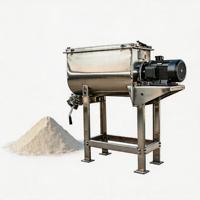 Mélangeur à ruban horizontal automatique en acier inoxydable stable en forme de U pour le mélange de poudre de détergent, de produits alimentaires et de produits chimiques 500L