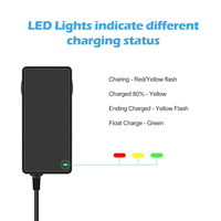 Chargeur intelligent 12V 3A pour batteries au plomb (SLA, AGM, Gel, LTV) avec fonction de réparation par impulsions et maintien de charge, compatible MCU