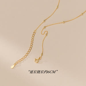 สร้อยคอไข่มุกสังเคราะห์ Wenchi S925 เงินแท้ ดีไซน์หรูหรา ประดับด้วยอุปกรณ์เสริมแบบเบาๆ รุ่น 20920 ผลิตในจีน - Product Image 4