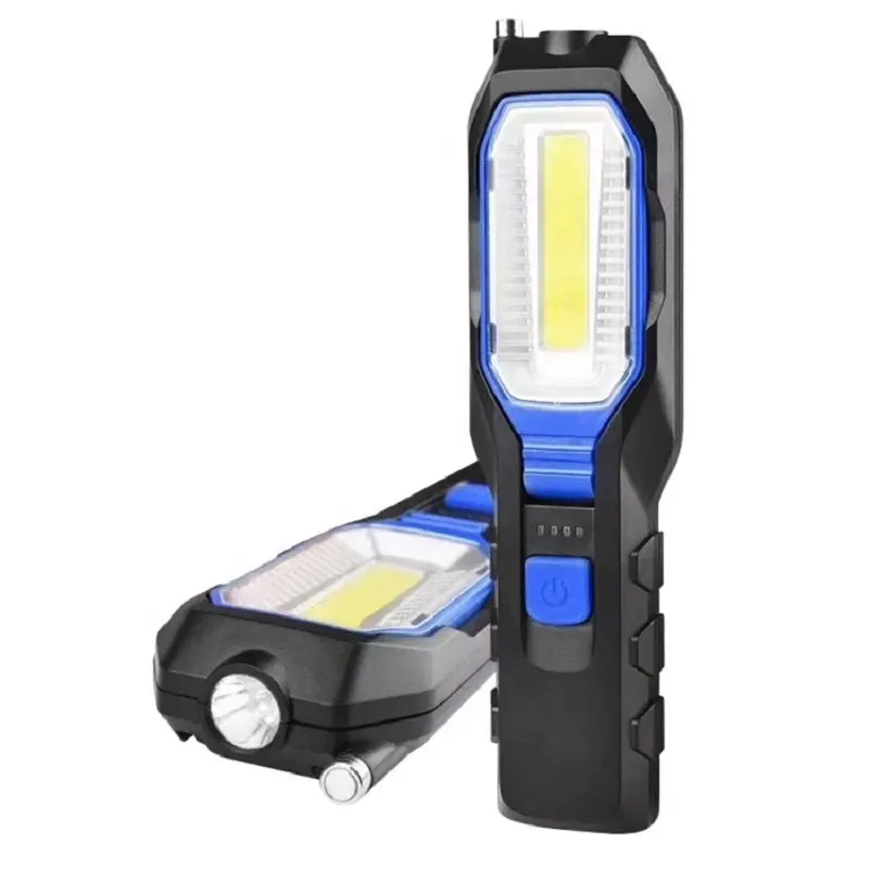 야외 사용 자동차 수리 USB 충전식 휴대용 COB led 작업 빛 마그네틱