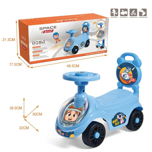 Baby Cartoon BB Steering Wheel Ride on <strong>Car</strong> With Music Kids Toy <strong>Cars</strong> - Product Image 5
