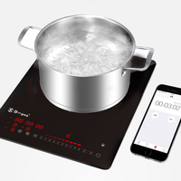 Cuisinière à induction OEM avec un seul brûleur, boutons tactiles intelligents, contrôle par application, facile à utiliser