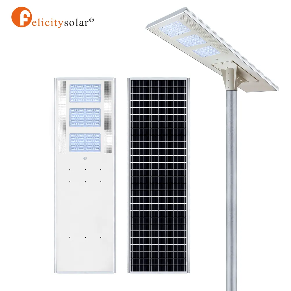 High performance factory direct sale 80w 100w road light all in one street light
