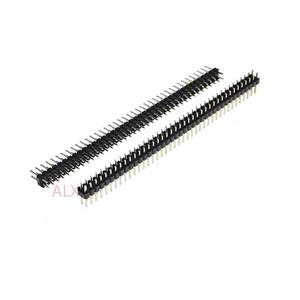 2X40 PIN baris ganda pria <span class=keywords><strong>2</strong></span>.54MM PITCH PIN Strip konektor Header 2X40PIN <span class=keywords><strong>2</strong></span>*40 40 p 40PIN untuk papan PCB <span class=keywords><strong>ARDUINO</strong></span> - Product Image 1
