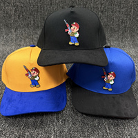 Gorra de béisbol de gamuza mexicana lista para enviar con pin metálico, unisex, a la moda, estilo mexicano común, de 5 paneles, para las cuatro estaciones, al por mayor.