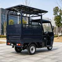 Tuk-tuk d'exportation à essence, double étage, carrosserie ouverte et moteur vertical refroidi par eau pour le transport de passagers