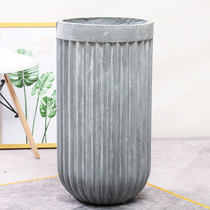Naturix OF03 fournitures de jardin grand hôtel jardin Pots de fleurs en béton Pot de ciment jardinières grand mur extérieur minimaliste - Product Image 3