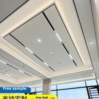 Plafond en panneaux alvéolaires personnalisés pour toute la maison, design universel en alliage d'aluminium intégré