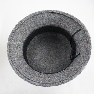 Chapeau en feutre gris moderne et écologique pour la vie quotidienne - Product Image 6
