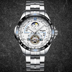 <span class=keywords><strong>BOYZHE</strong></span> นาฬิกาข้อมือสแตนเลสสตีล WL019,นาฬิกากลไกอัตโนมัติแบบกำหนดเองสำหรับผู้ชาย - Product Image 6